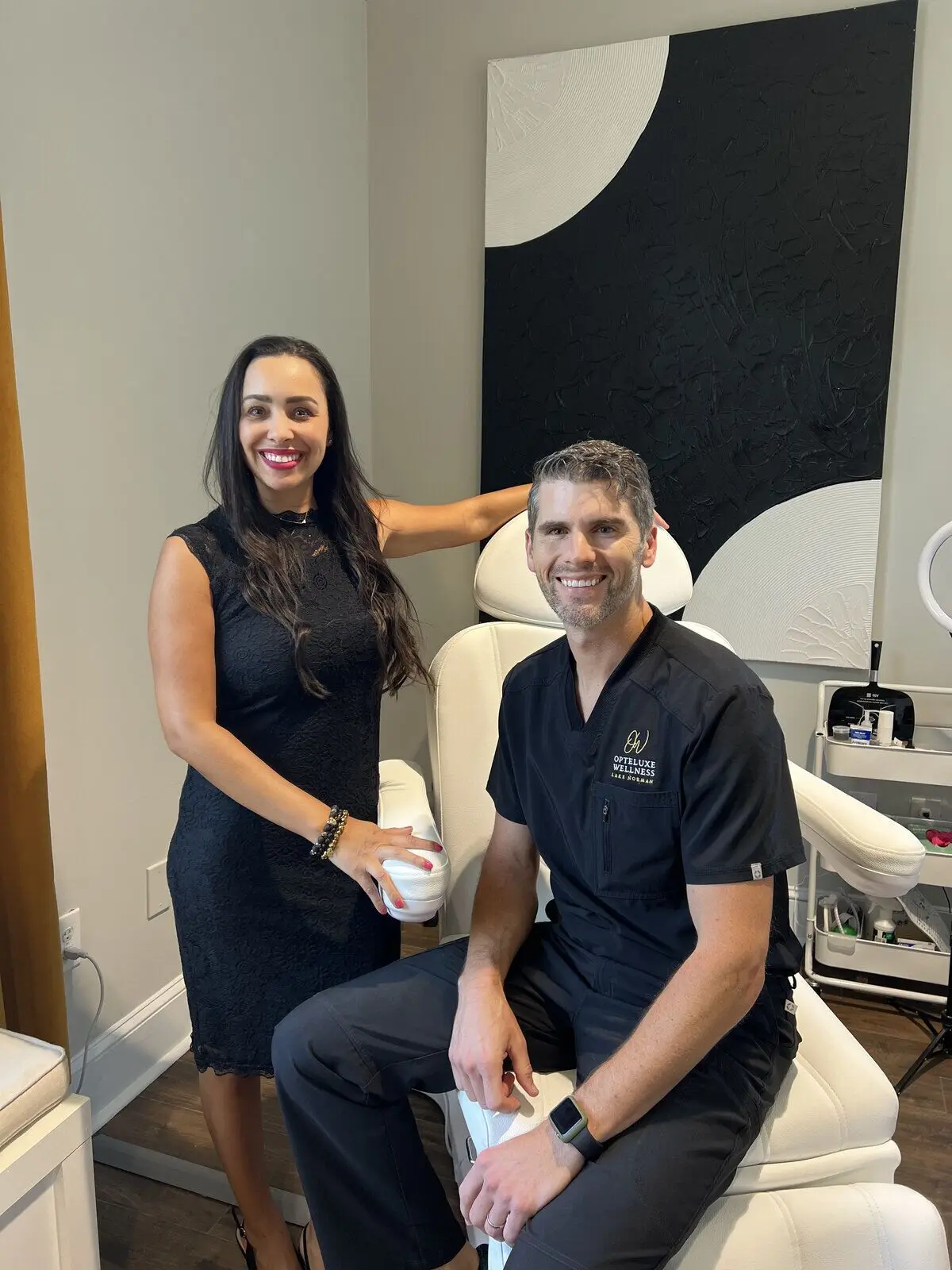 Opteluxe Wellness team in our aesthetic treatment room