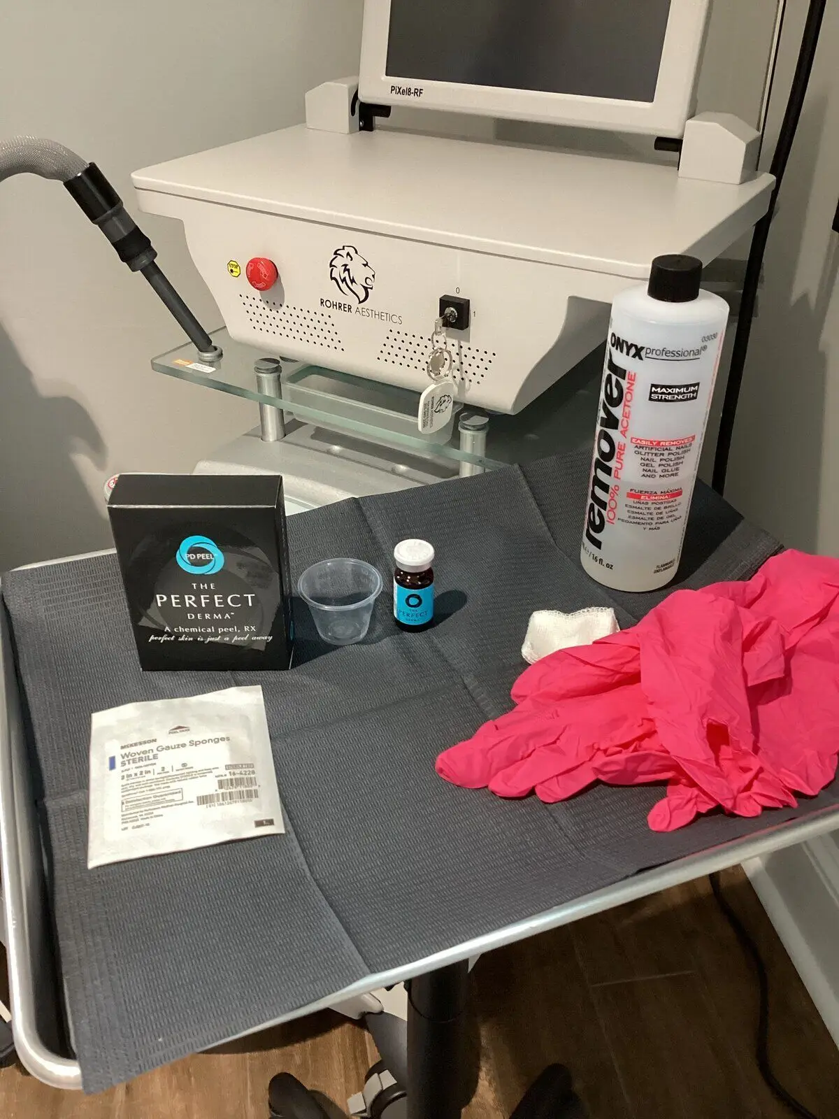 The Perfect Derma Peel medical-grade kit at Opteluxe Wellness