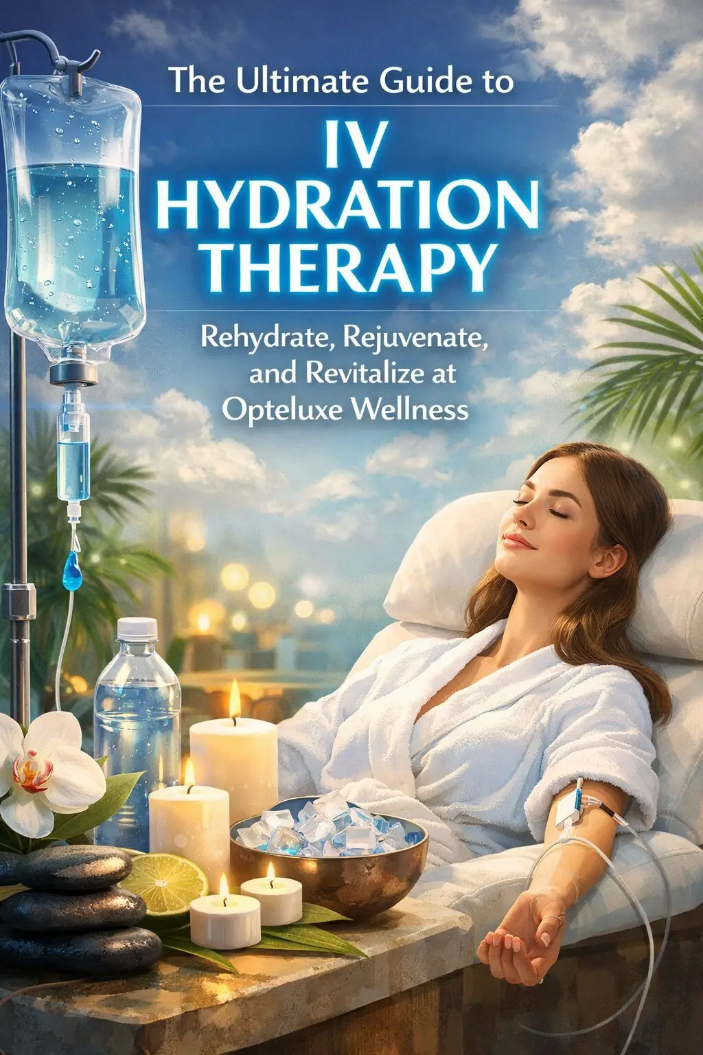 IV Hydration Therapy infusion at Opteluxe Wellness