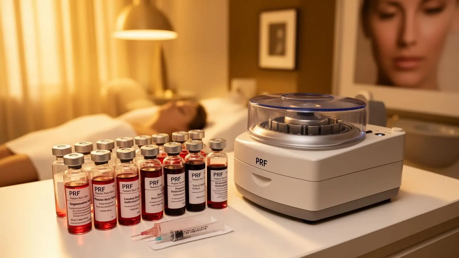 PRF (platelet-rich fibrin) treatment at Opteluxe Wellness in Mooresville, NC